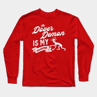 The Dover Demon My Valentine Cute Valentines Day Cryptid Long Sleeve T-Shirt